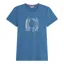 Tommy Hilfiger Women's Crest Rhinestone Performance T-Shirt - Blue Coast